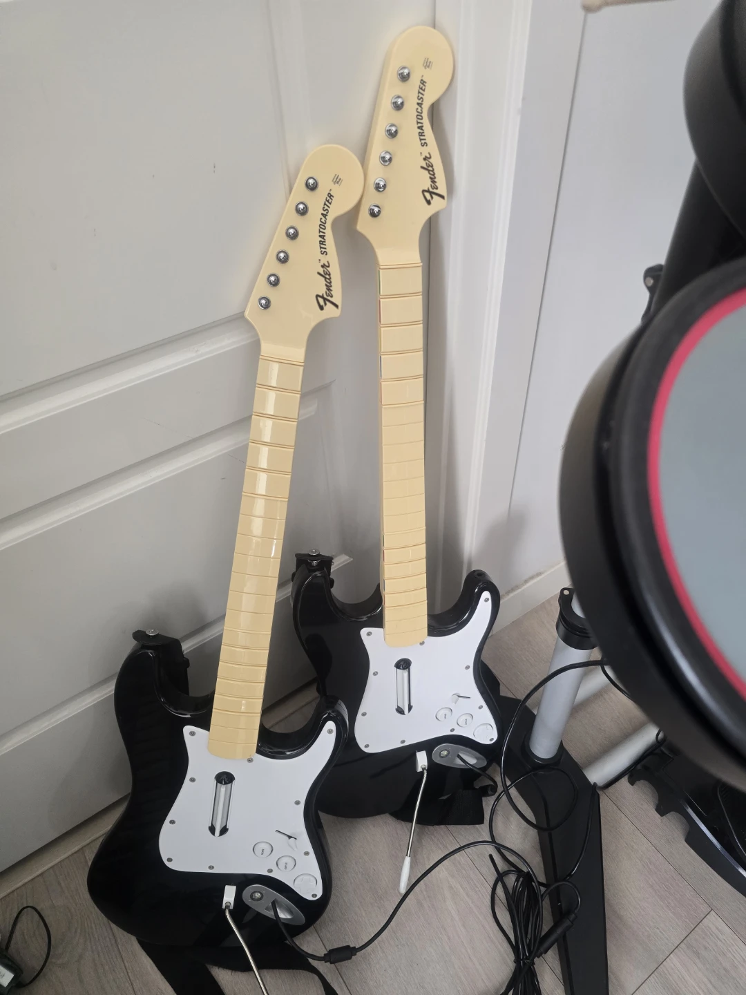Offical Xbox 360 Wired Drum Set, Guitar & Games $8+