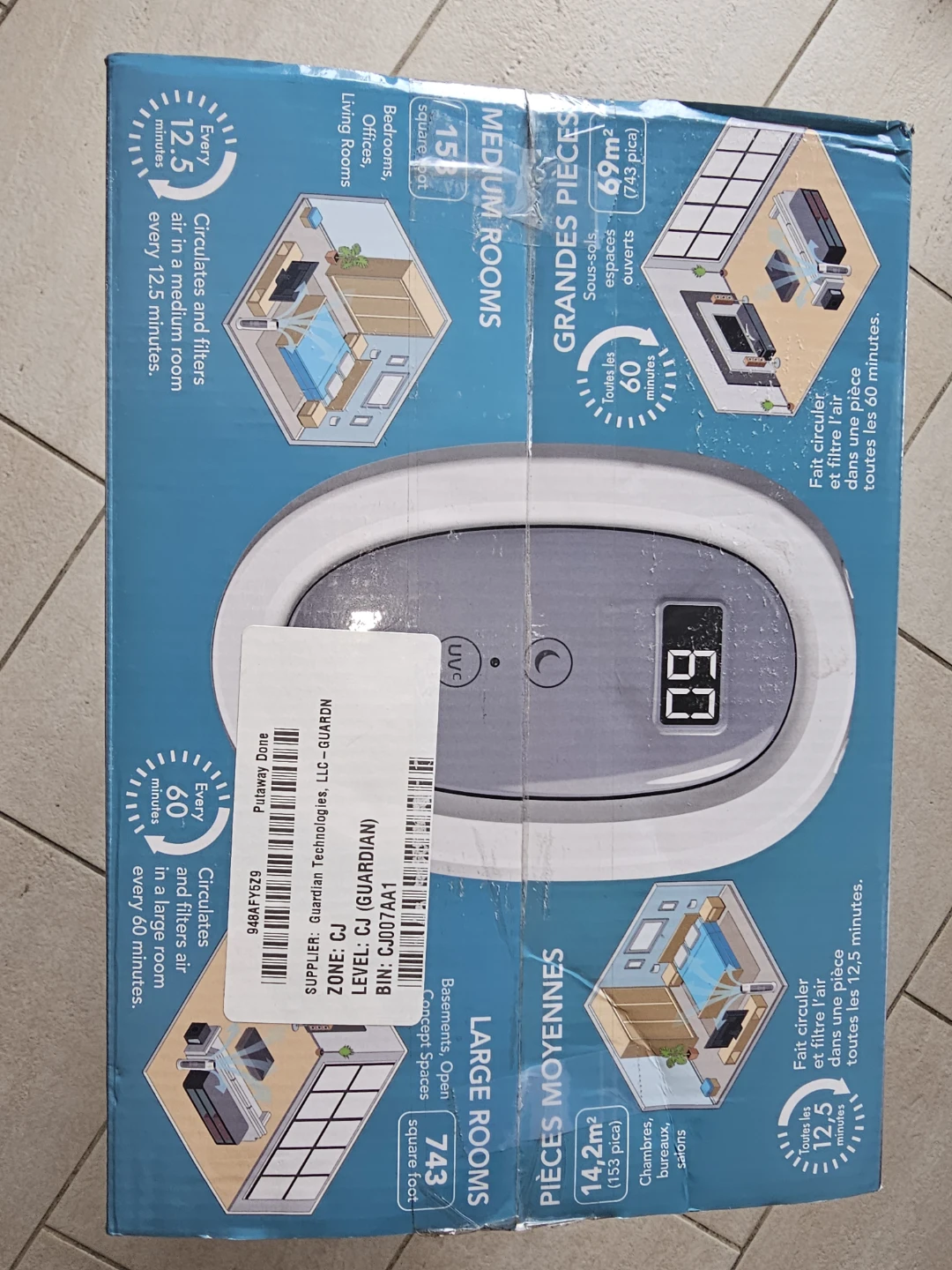 GermGuardian AC4825W Air Purifier - Platinum Edition - photo 3