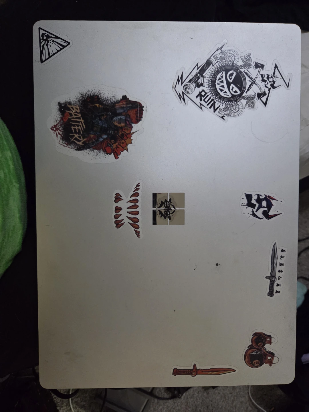 Laptop with Stickers