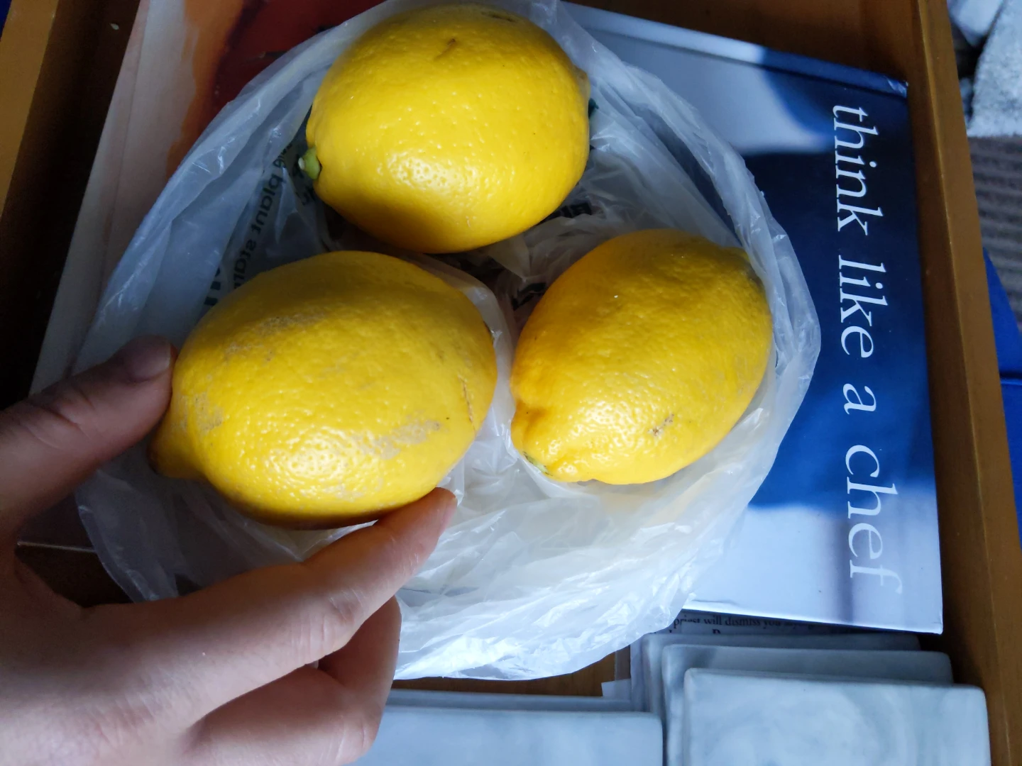 Organic lemons