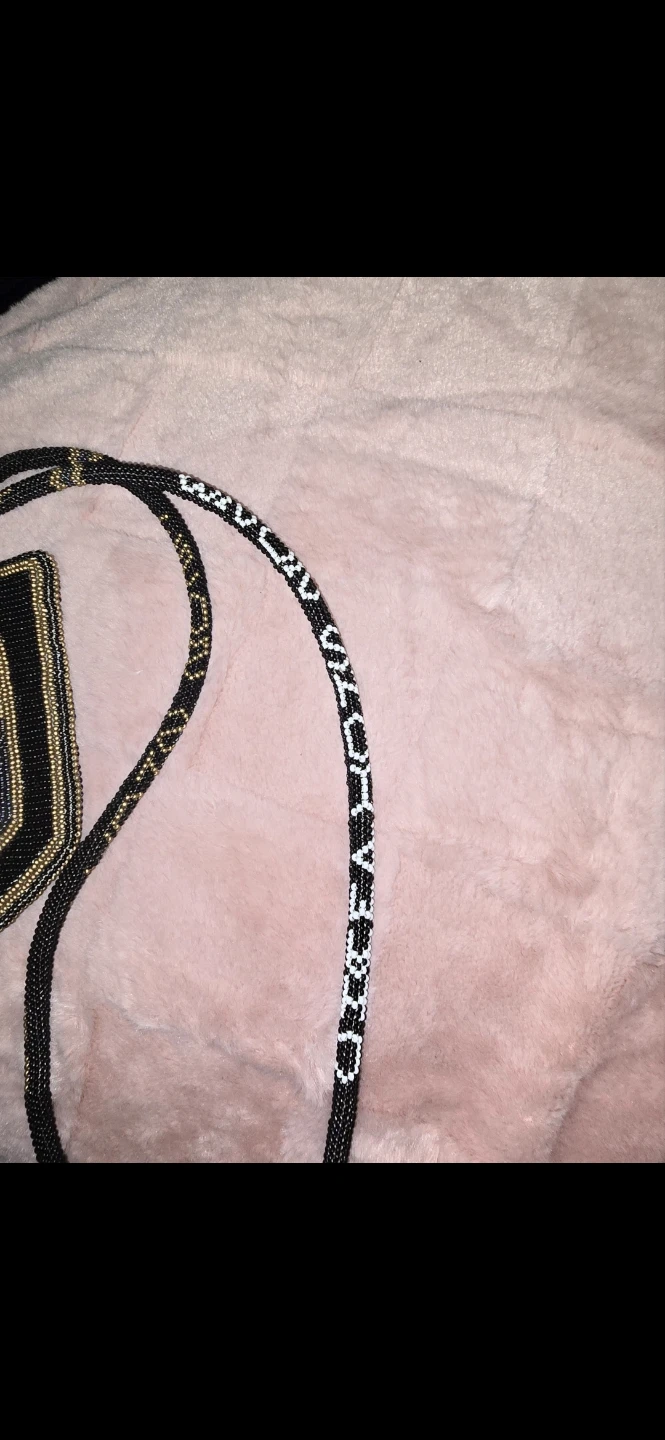 Vegas Golden Knights Beaded Pendant Necklace - photo 2