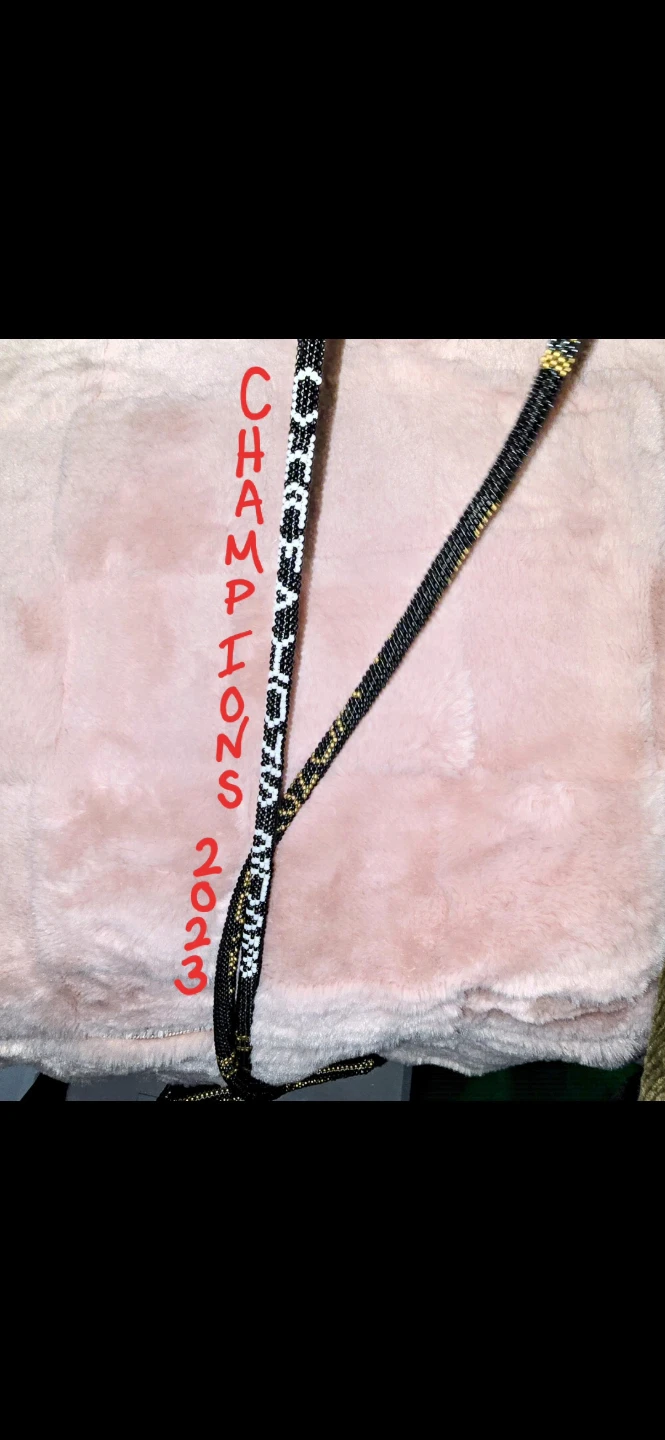 Vegas Golden Knights Beaded Pendant Necklace - photo 3