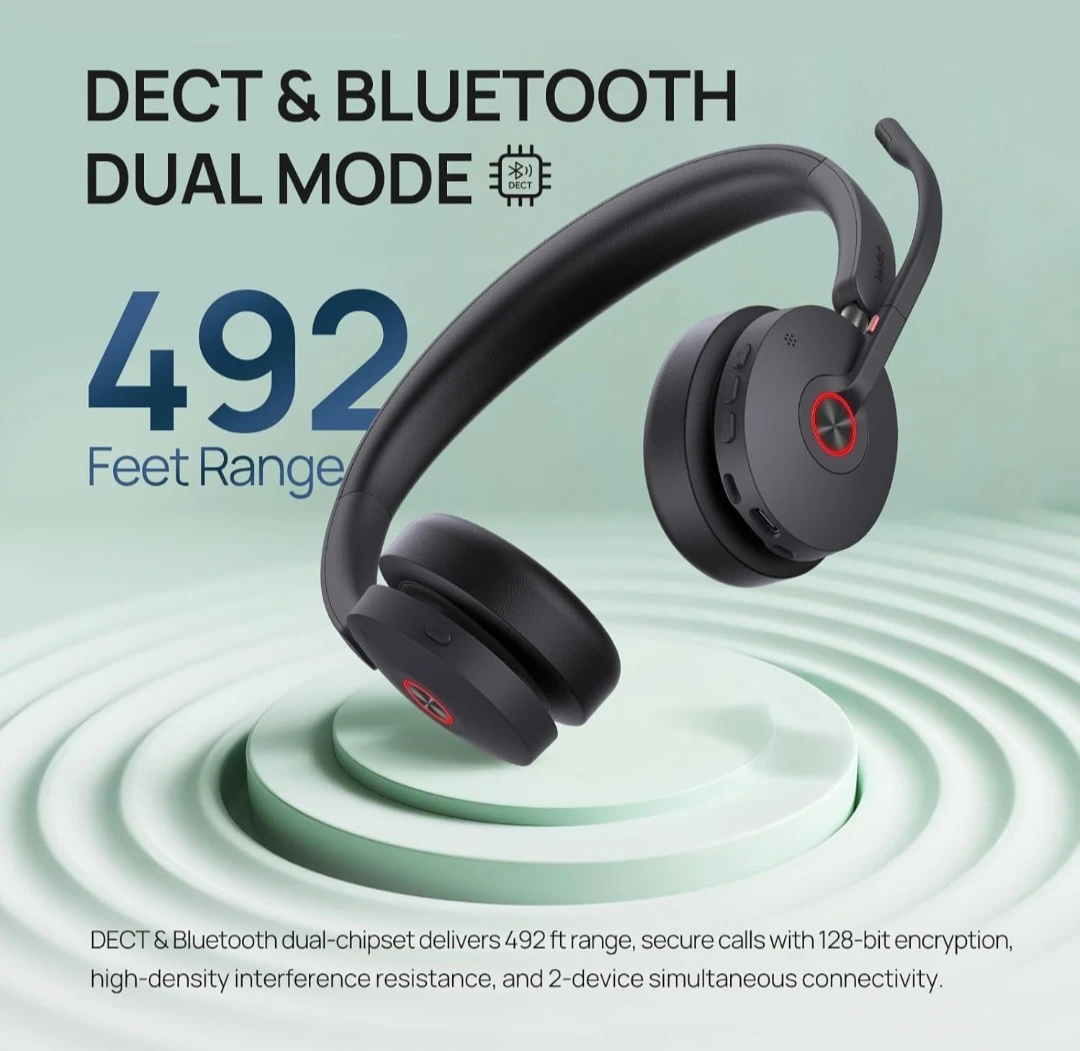 Yealink DECT Wireless Headset with Mic - photo 2