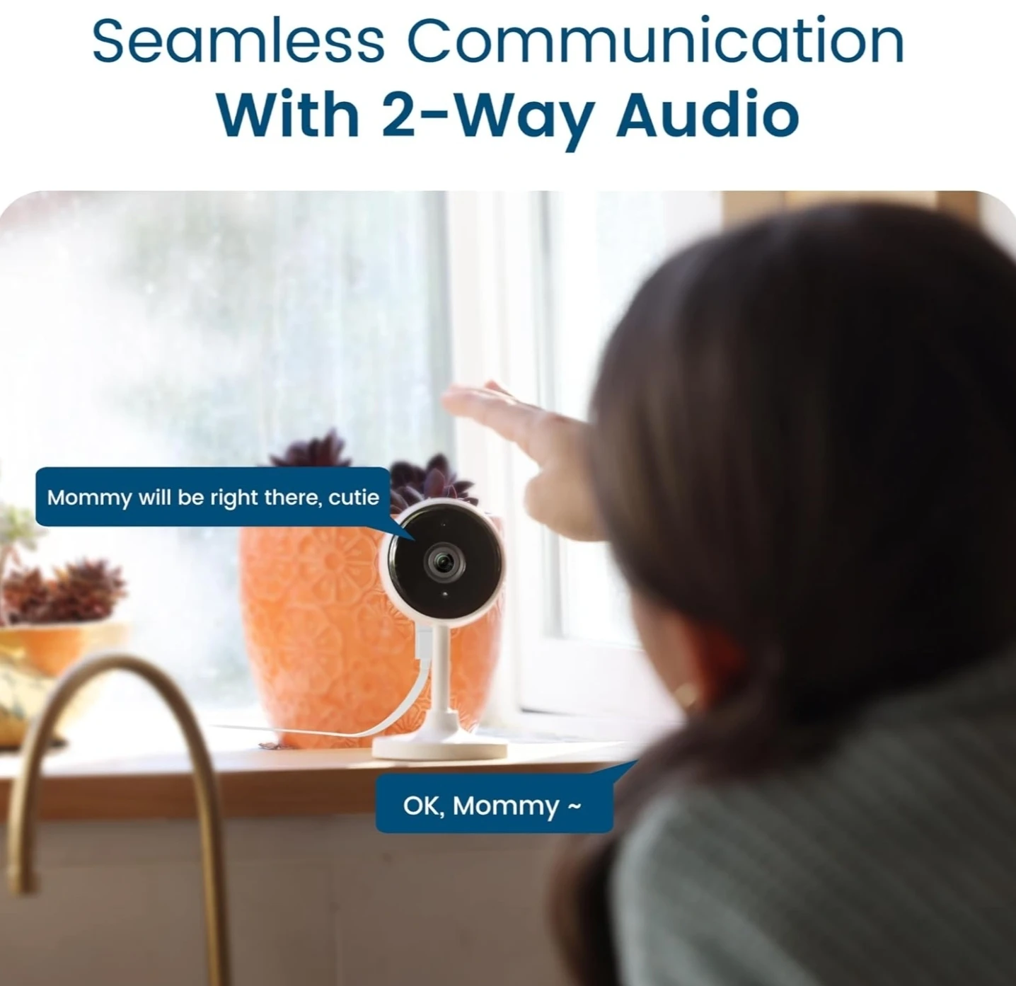 Litokam Baby Monitor with Night Vision and 2-Way Audio - photo 4