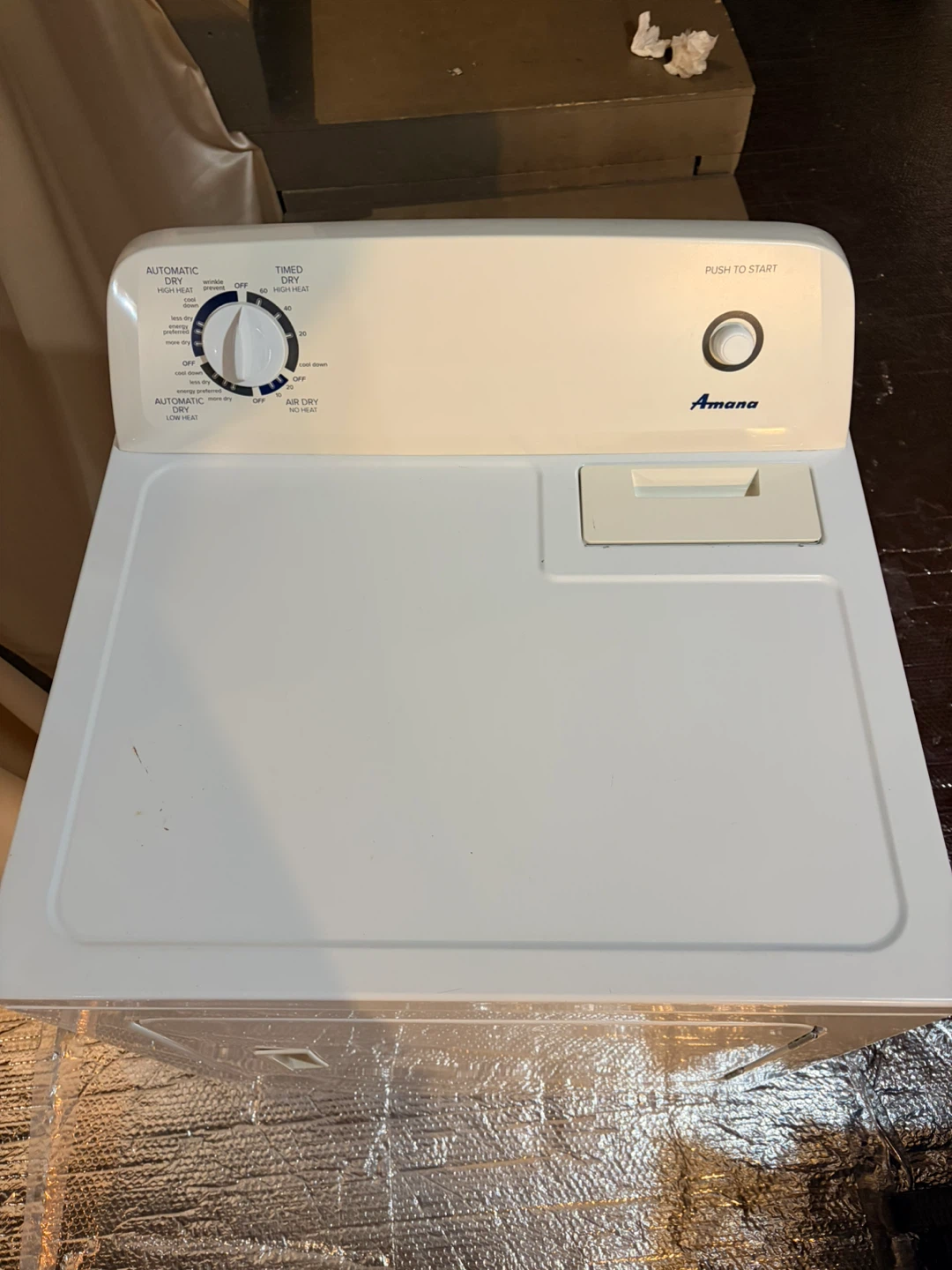Amana Electric Dryer - Model TDE0406001Q - photo 2