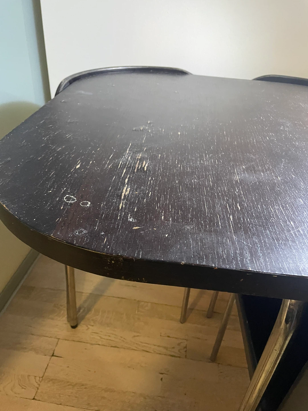 Dining Table with 4 Chairs - Black - photo 4