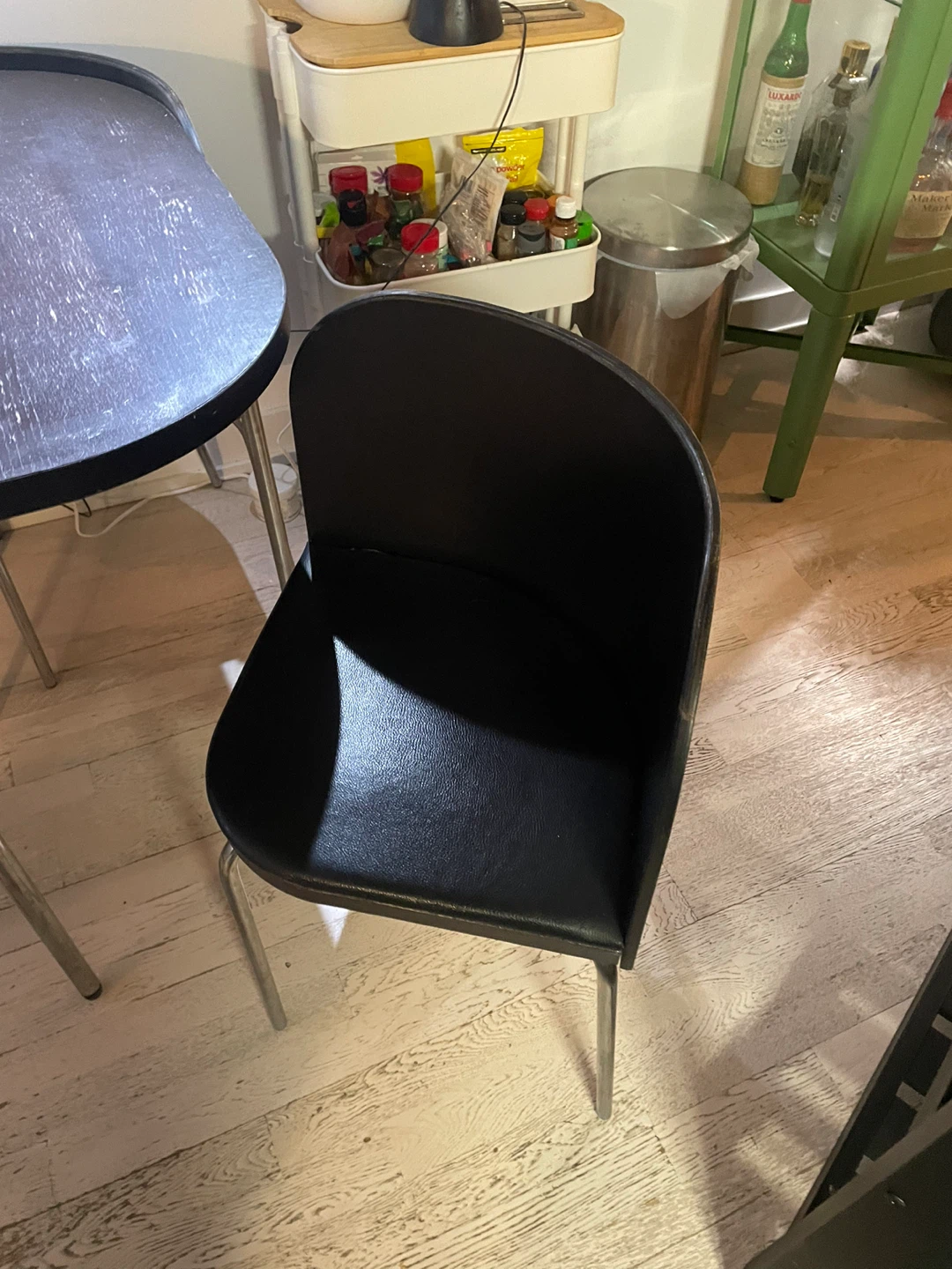 Dining Table with 4 Chairs - Black - photo 5