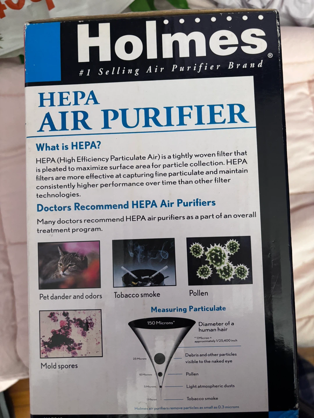 Holmes HEPA Air Purifier - Like New! - photo 3