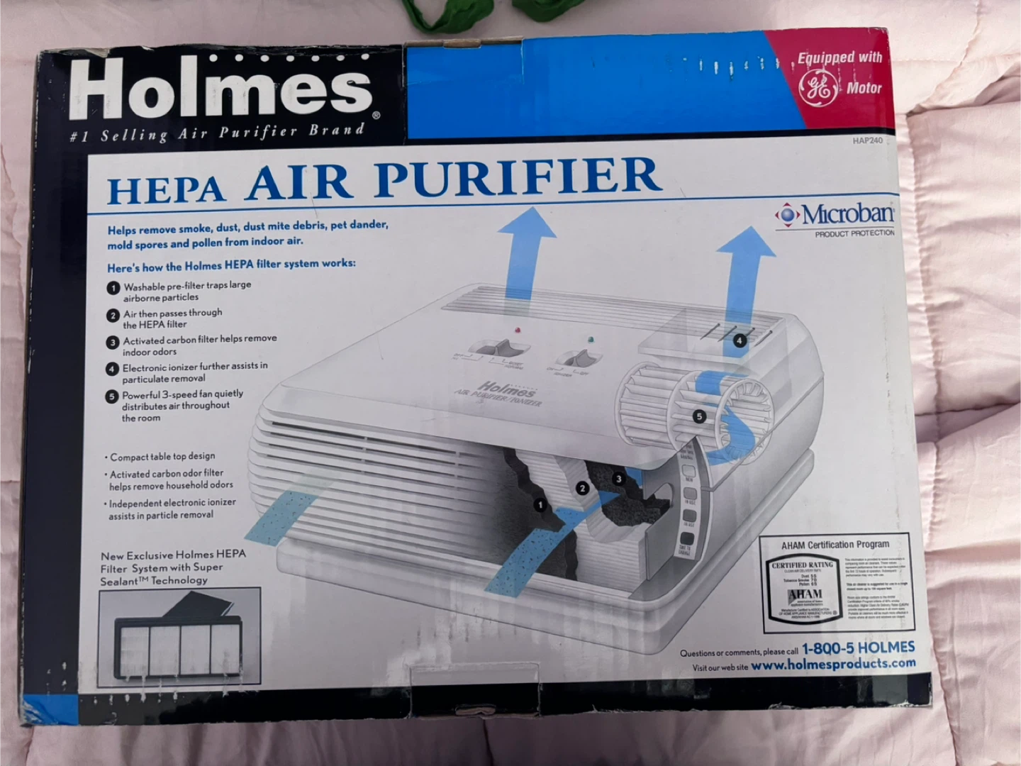 Holmes HEPA Air Purifier - Like New! - photo 4