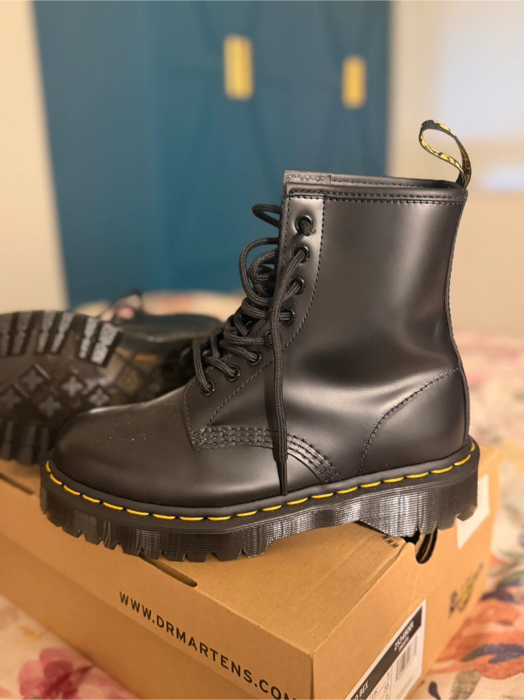 Dr. Martens 1460 Bex Smooth Leather Platform Boots