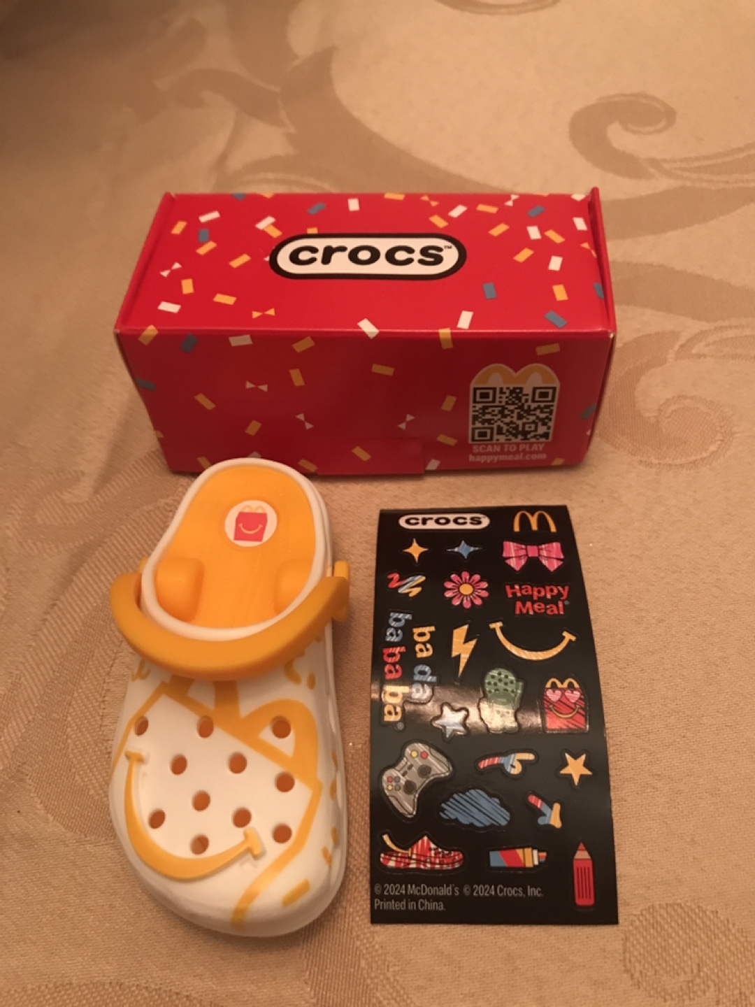 Crocs McDonald's Keychain Toy