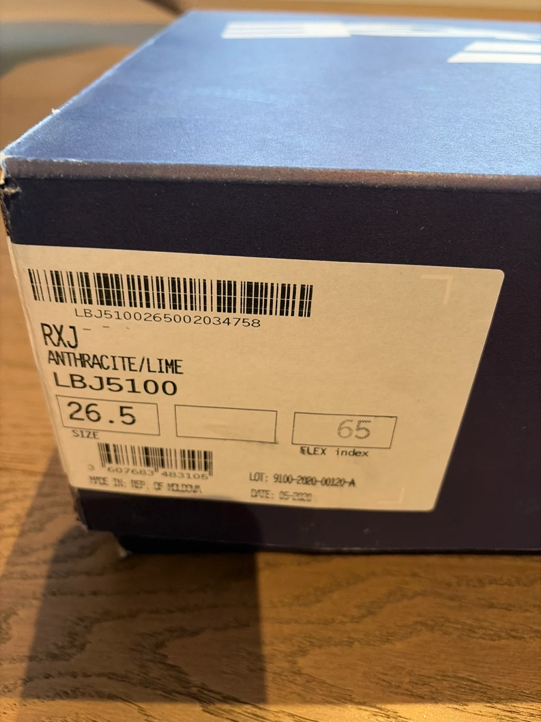 Lange RXJ Anthracite/Lime Ski Boots - Size 26.5 - photo 2