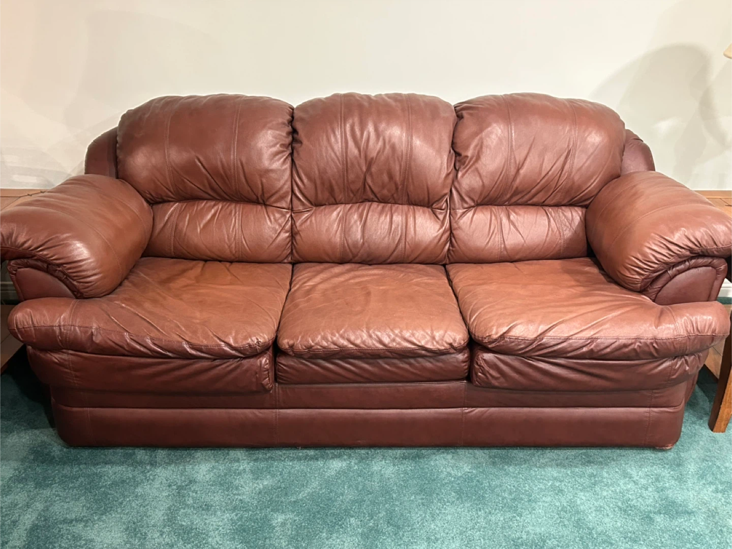 Leather Sofa Set (3-Piece) - photo 3