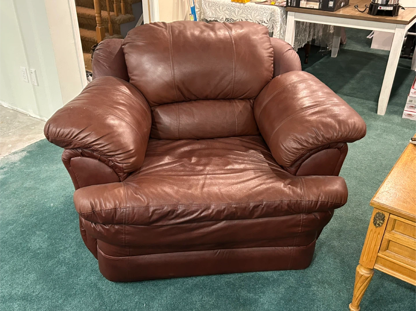 Leather Sofa Set (3-Piece)