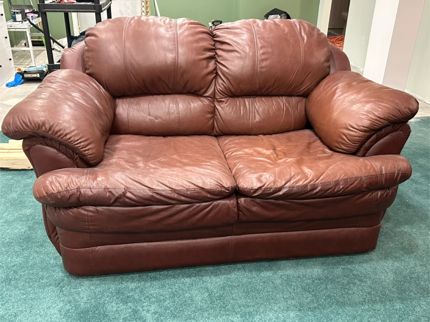 Leather Sofa Set (3-Piece) - photo 2