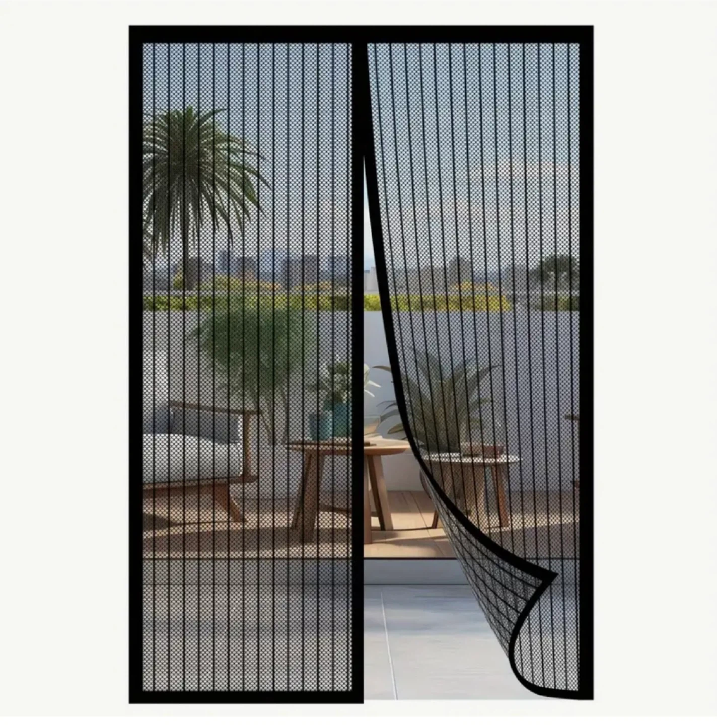Magnetic Screen Door Curtain - photo 3