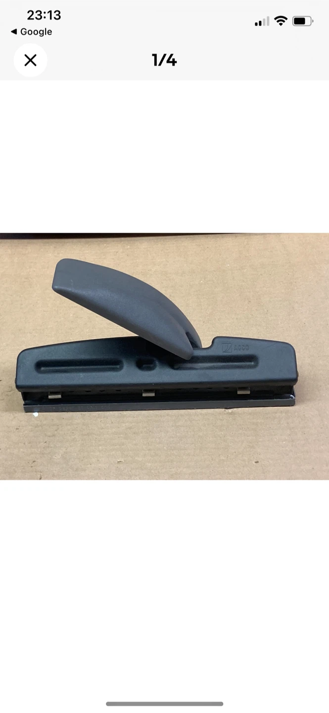 Acco Black 3-Hole Punch