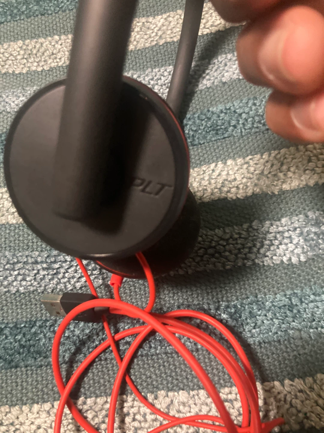 Plantronics PLT Headset - Black & Red - photo 2