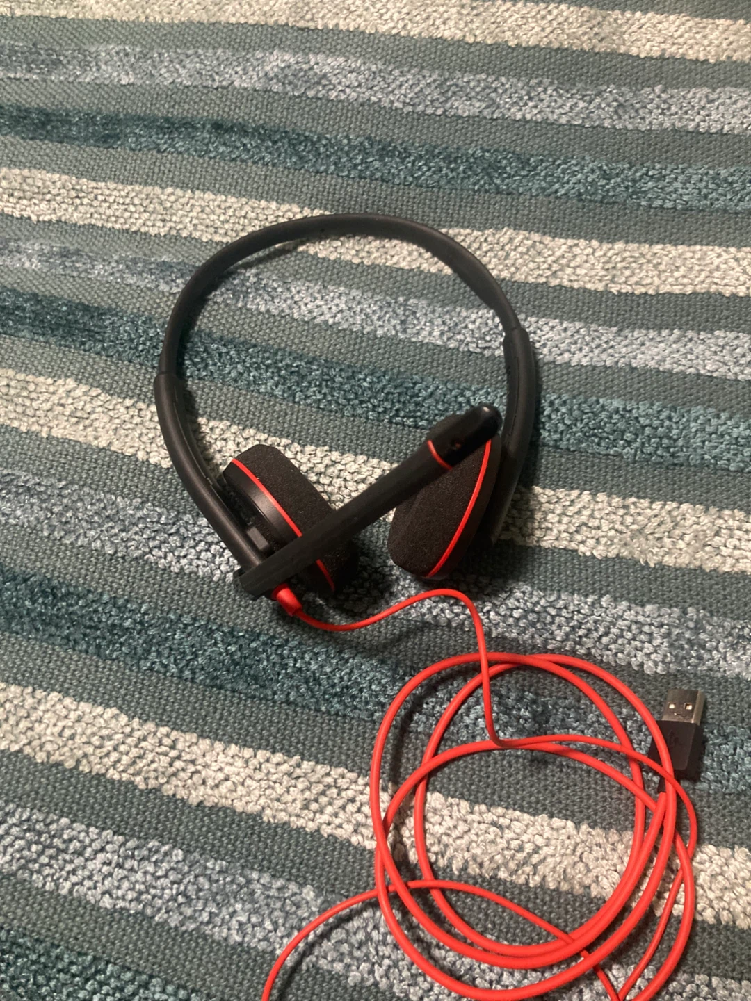 Plantronics PLT Headset - Black & Red - photo 4