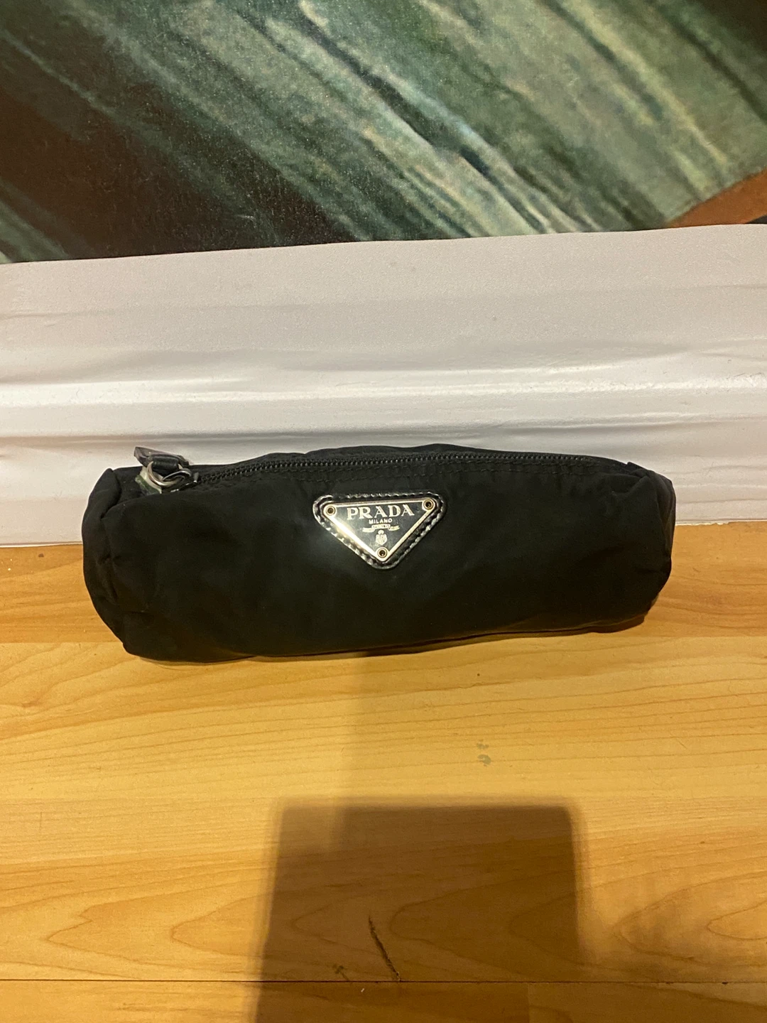 Prada Black Nylon Pouch
