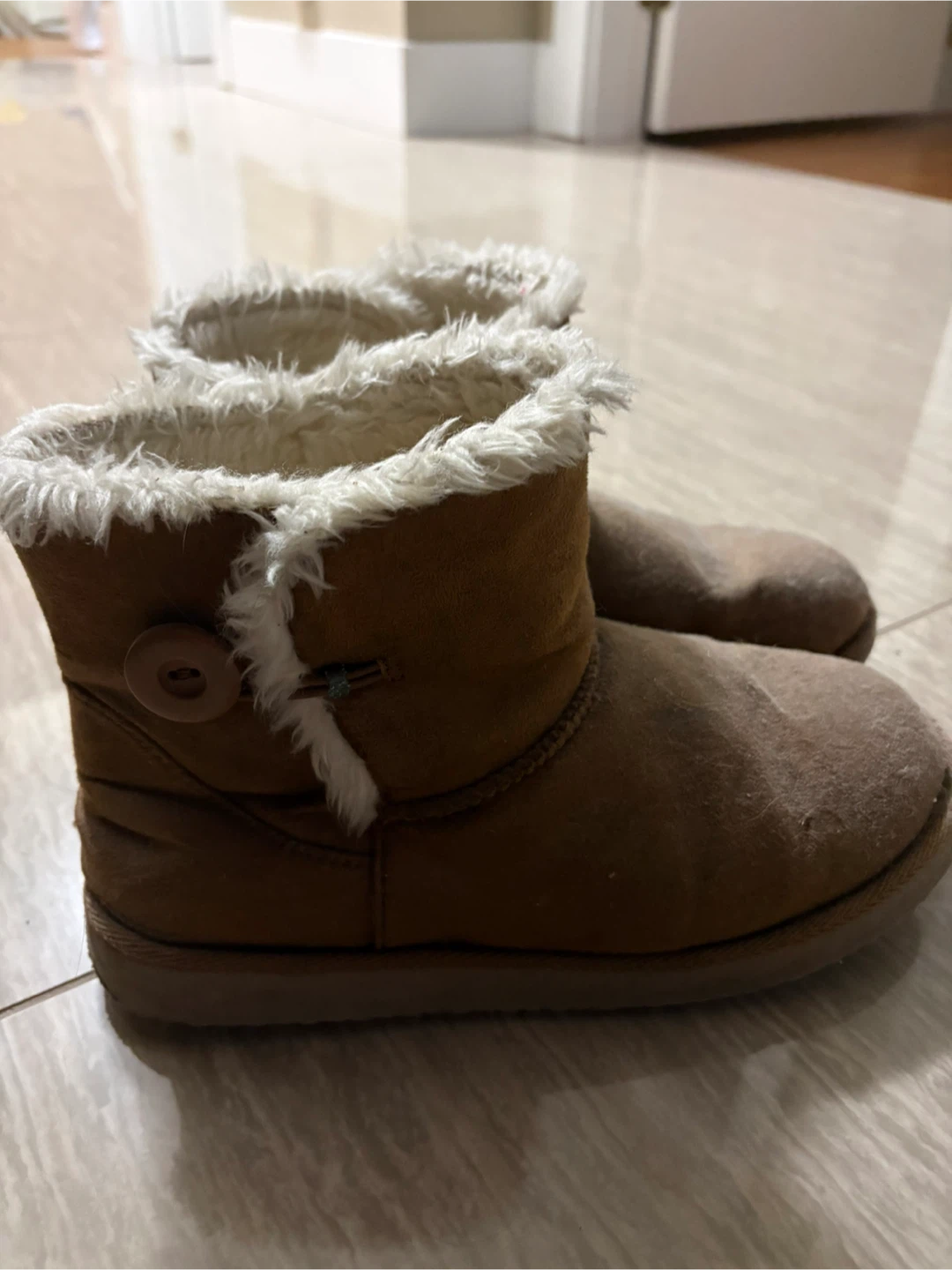 Brown Winter Boots, Size 7
