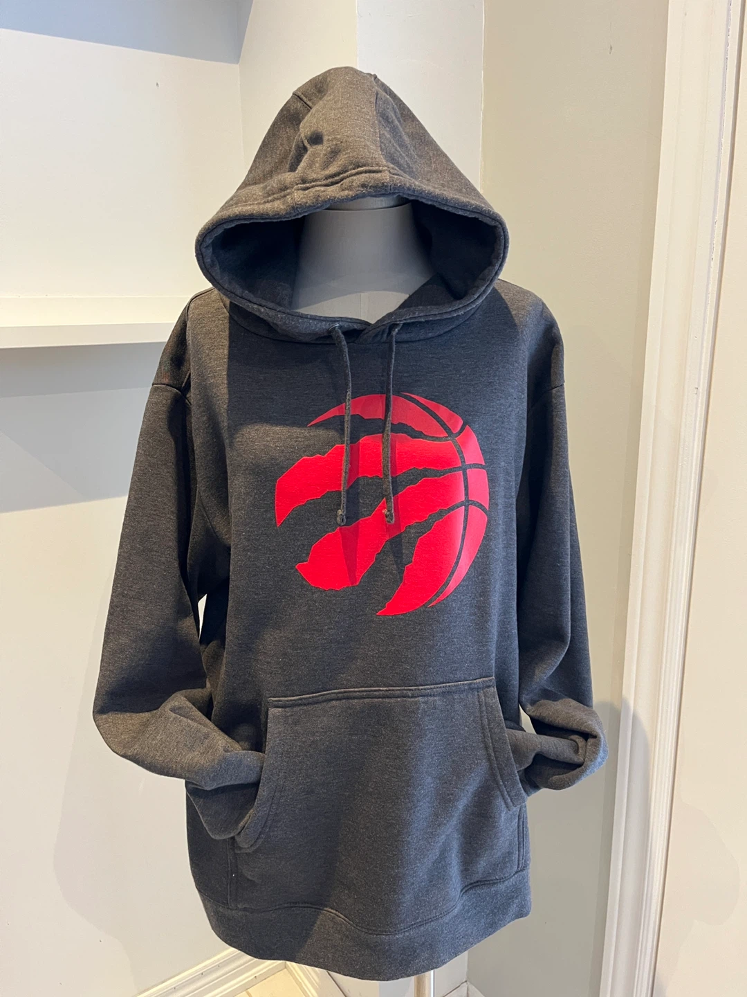 Raptors Hoodie - Grey