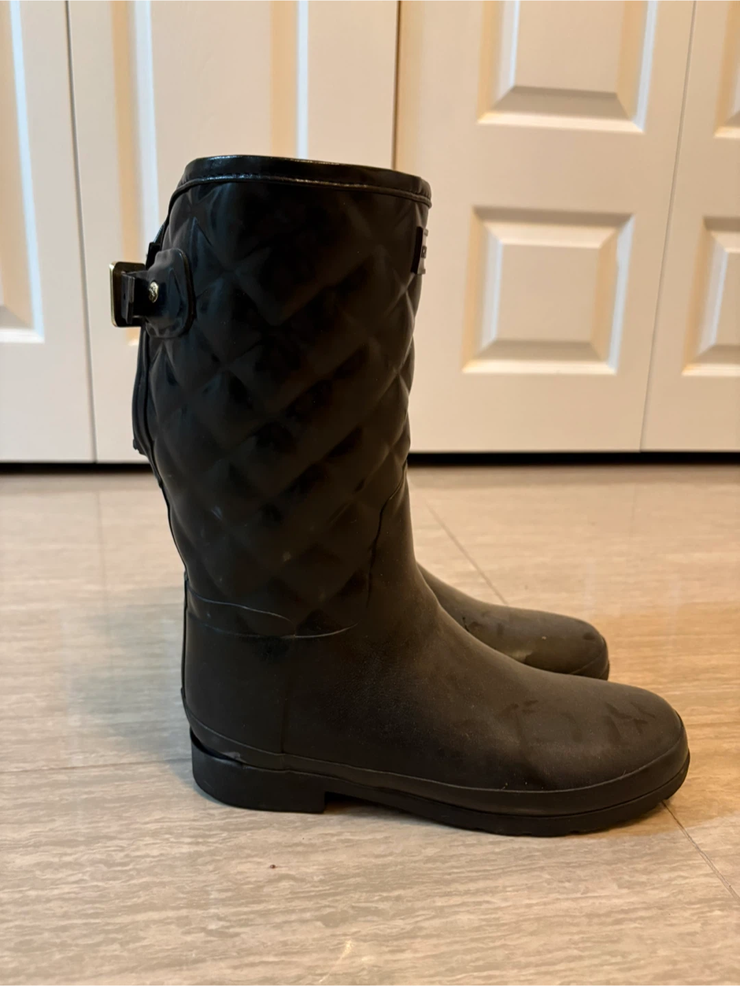 Hunter Black Quilted Rain Boots - photo 2
