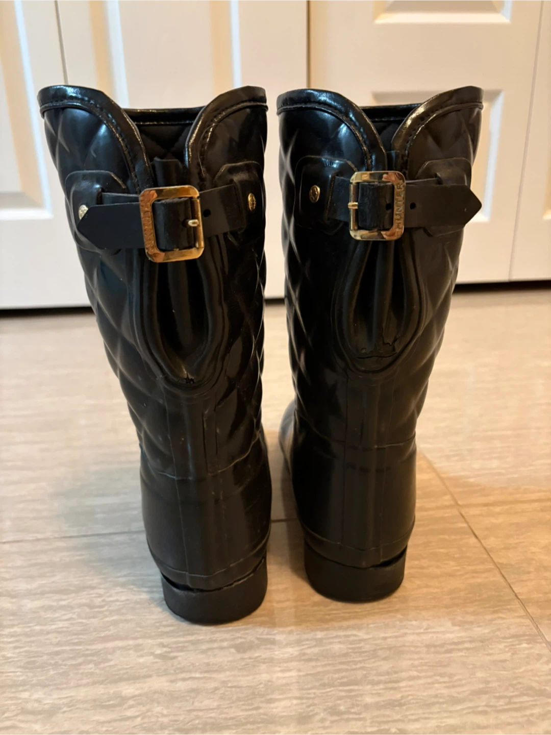 Hunter Black Quilted Rain Boots - photo 3