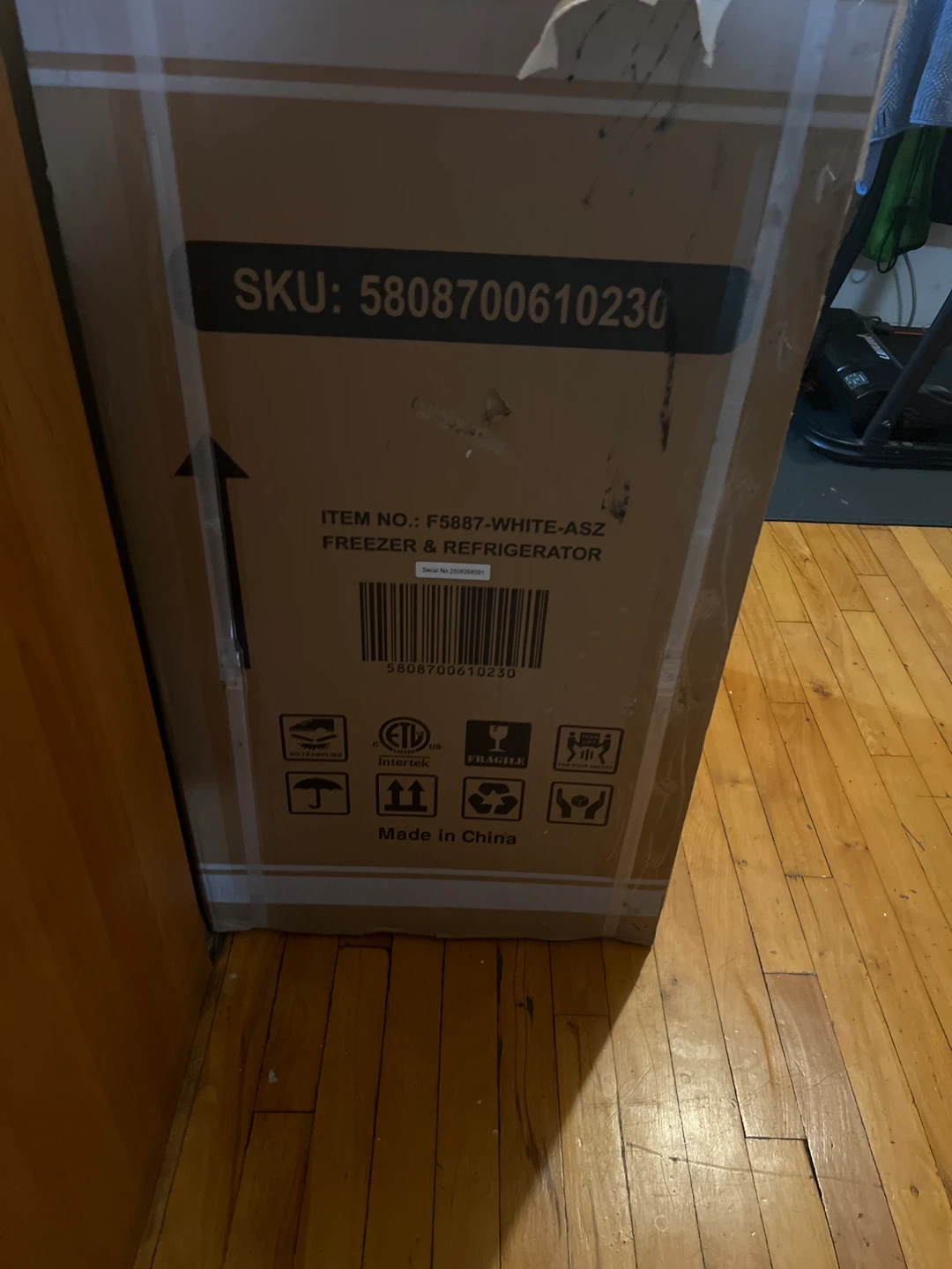 Antarctic Star F5887-White-ASZ Freezer/Refrigerator - photo 2