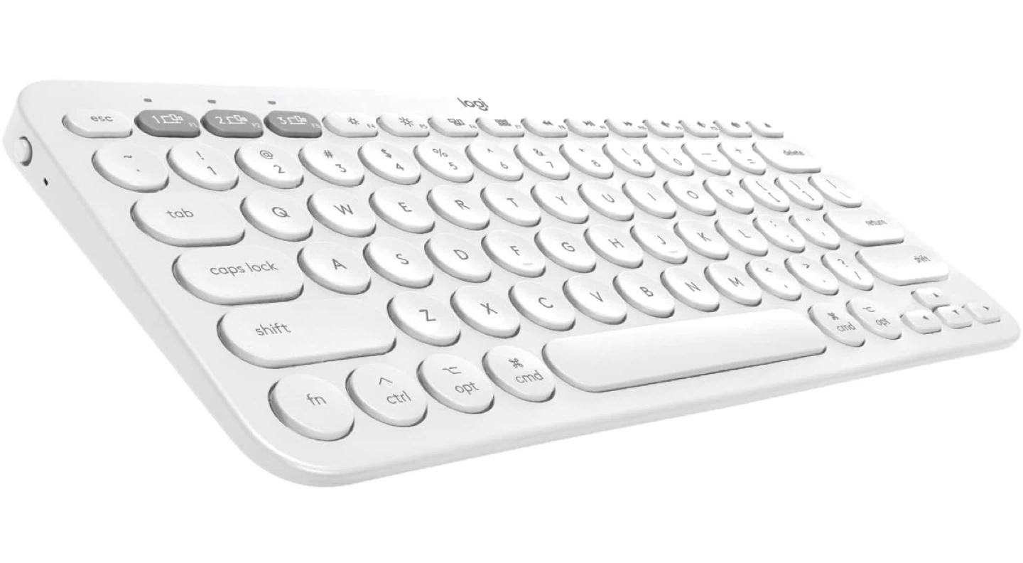 Logitech K380 Multi-Device Bluetooth Keyboard for Mac - White - photo 2