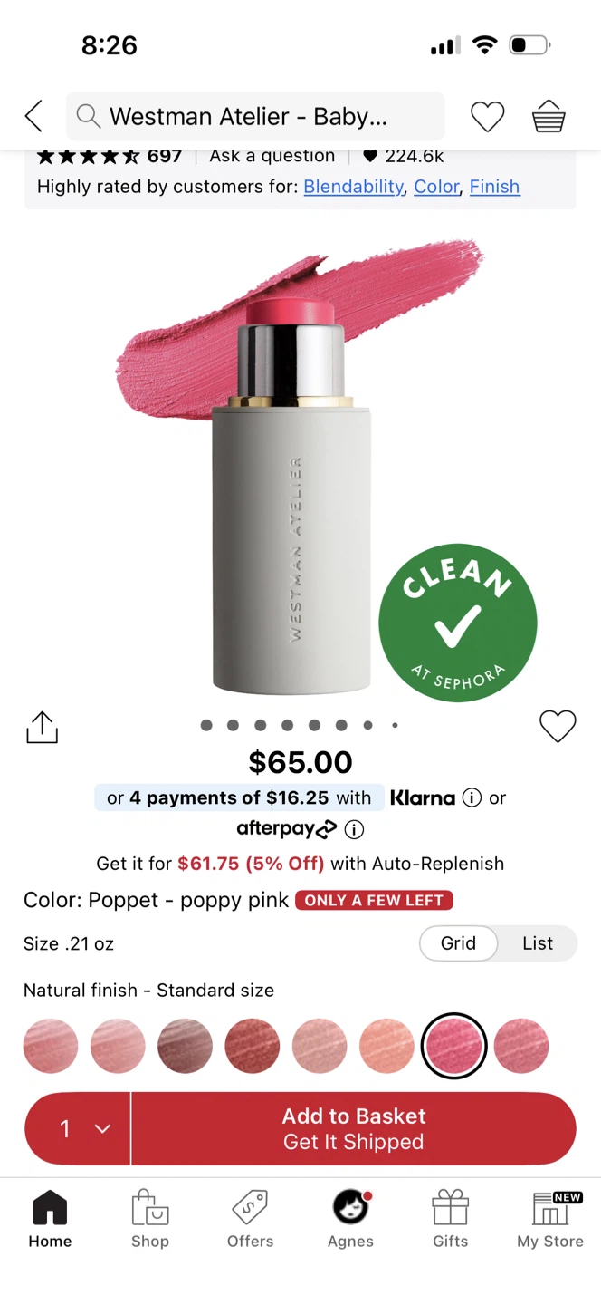 Westman Atelier Baby Cheeks Blush Stick - Poppet - photo 5