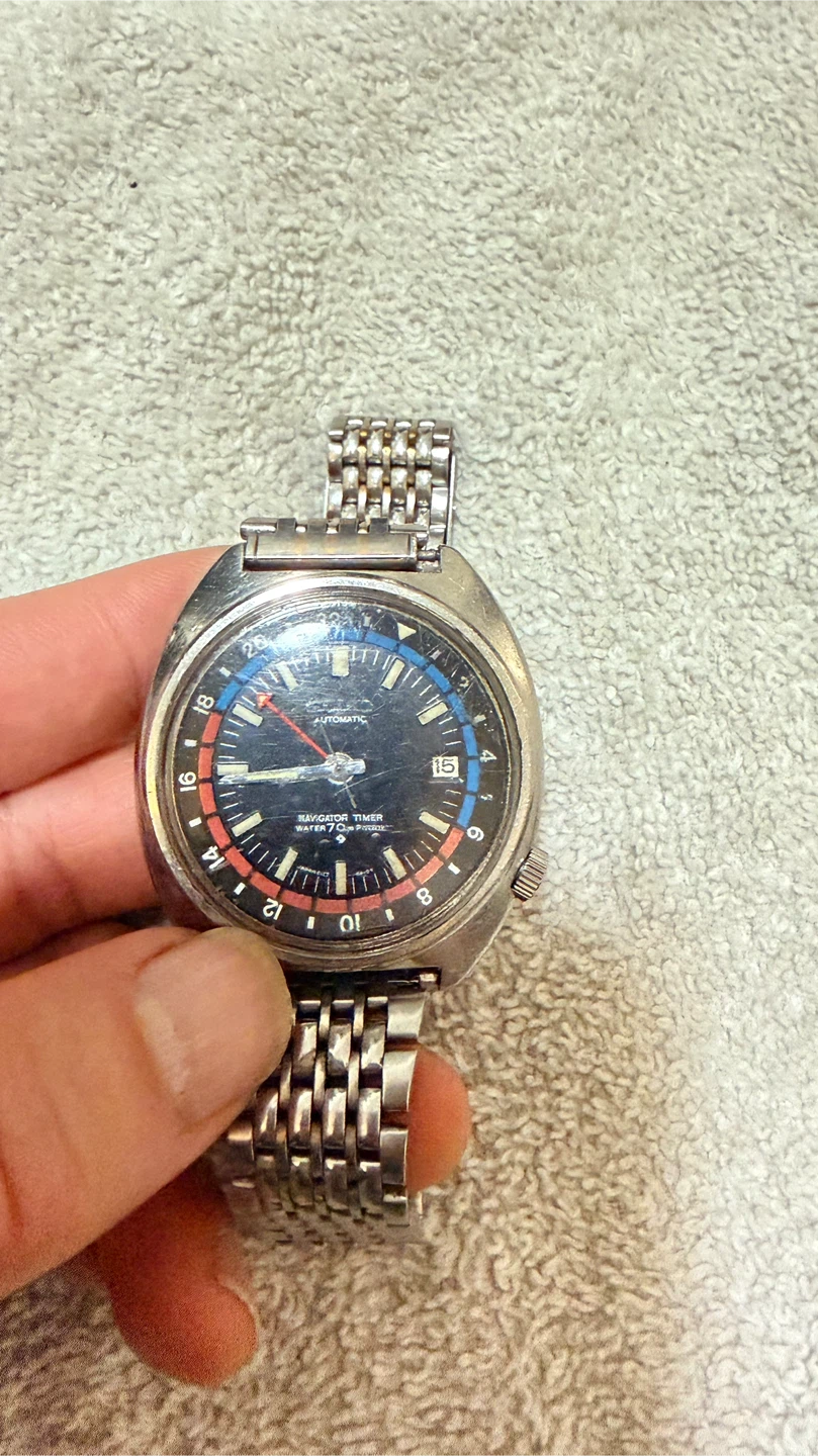 Seiko Navigator Timer Automatic Watch