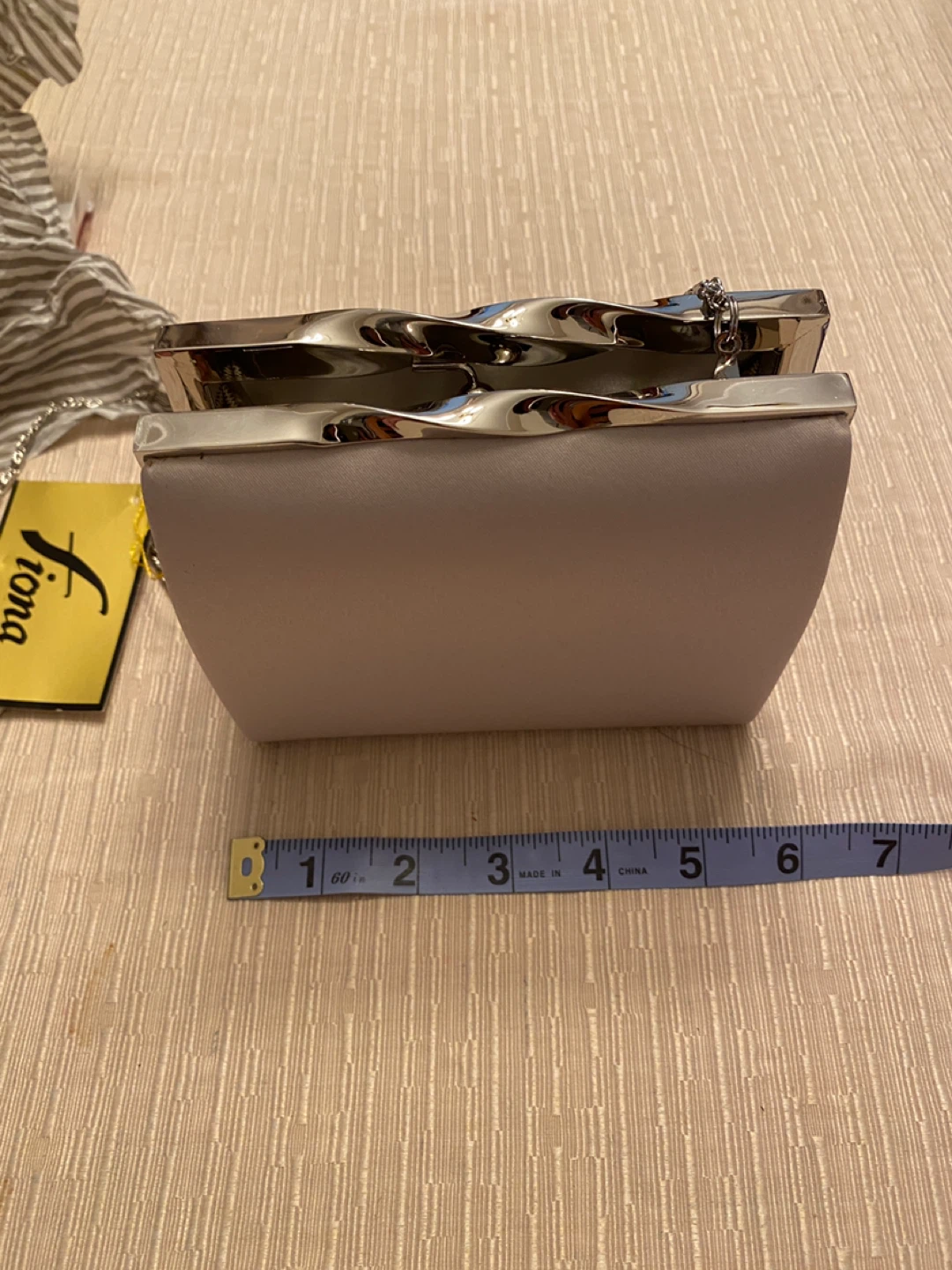 Fiona Silver Chain Evening Bag - photo 5