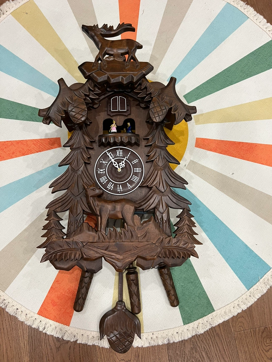 Cuckoo Clock with Deer