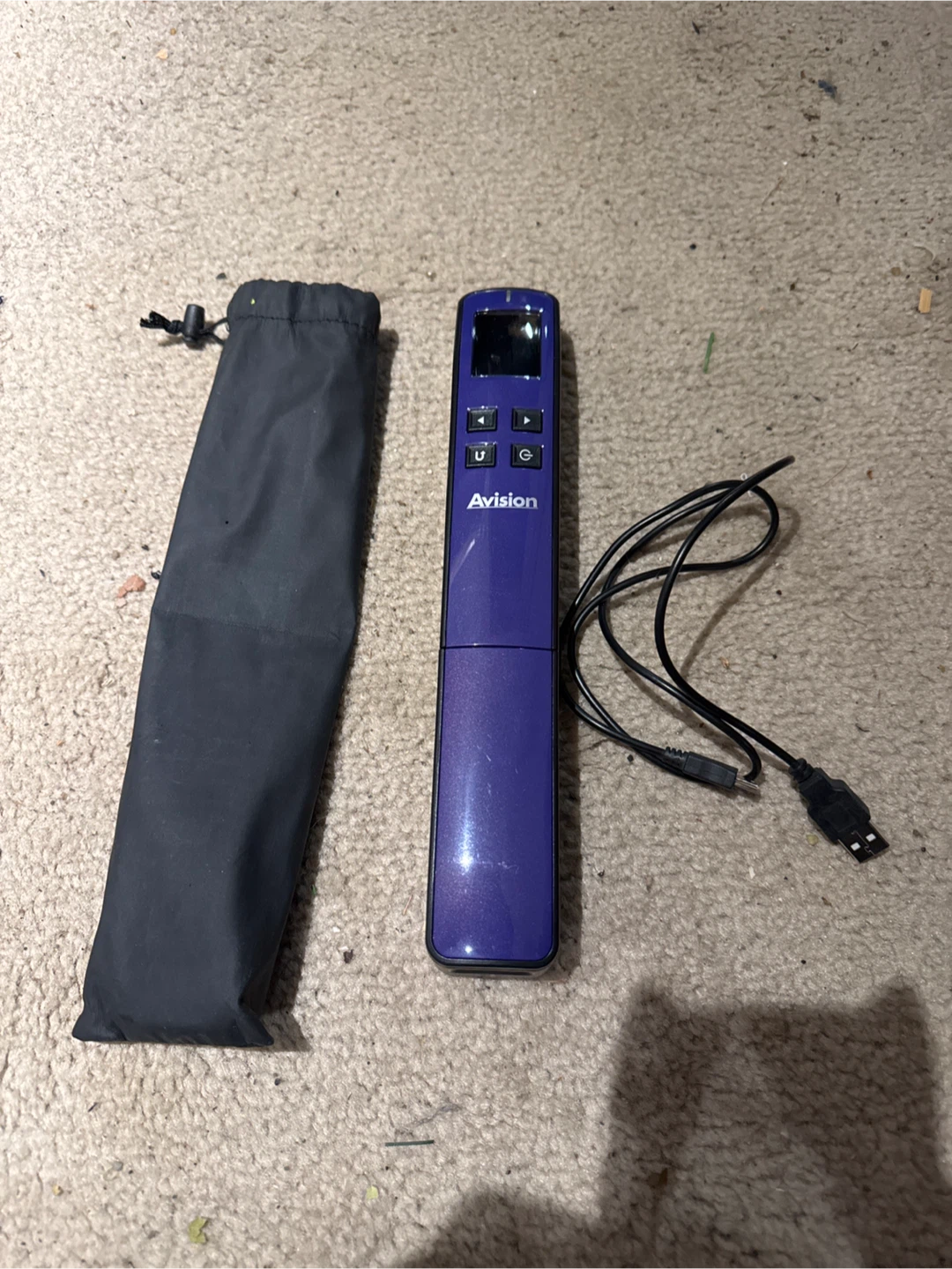 Avision Wand Scanner with Bag & Charger