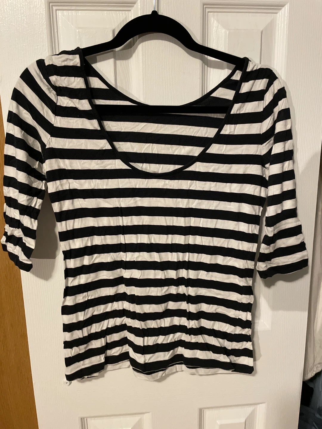 FREE *** Pure Alfred Sung Striped Top - Size S - photo 2