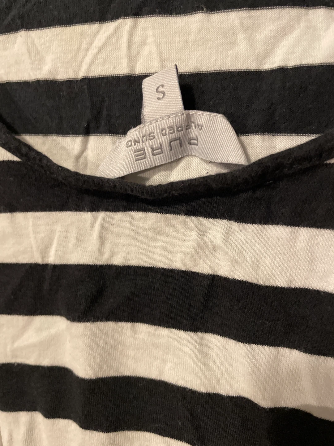 FREE *** Pure Alfred Sung Striped Top - Size S - photo 3