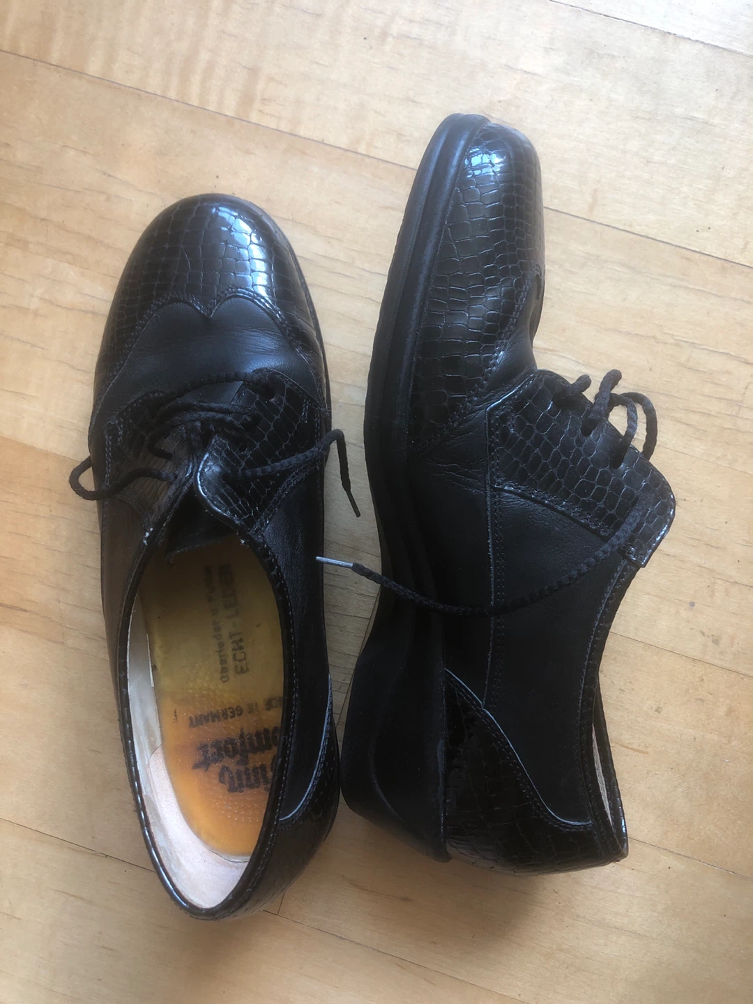 Finn Comfort Black Leather Shoes Size 4 or US 6/6.5 - photo 2