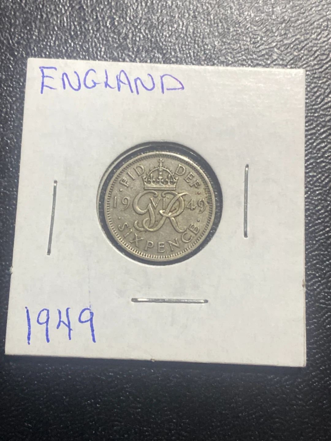 1949 England Sixpence Coin - photo 2