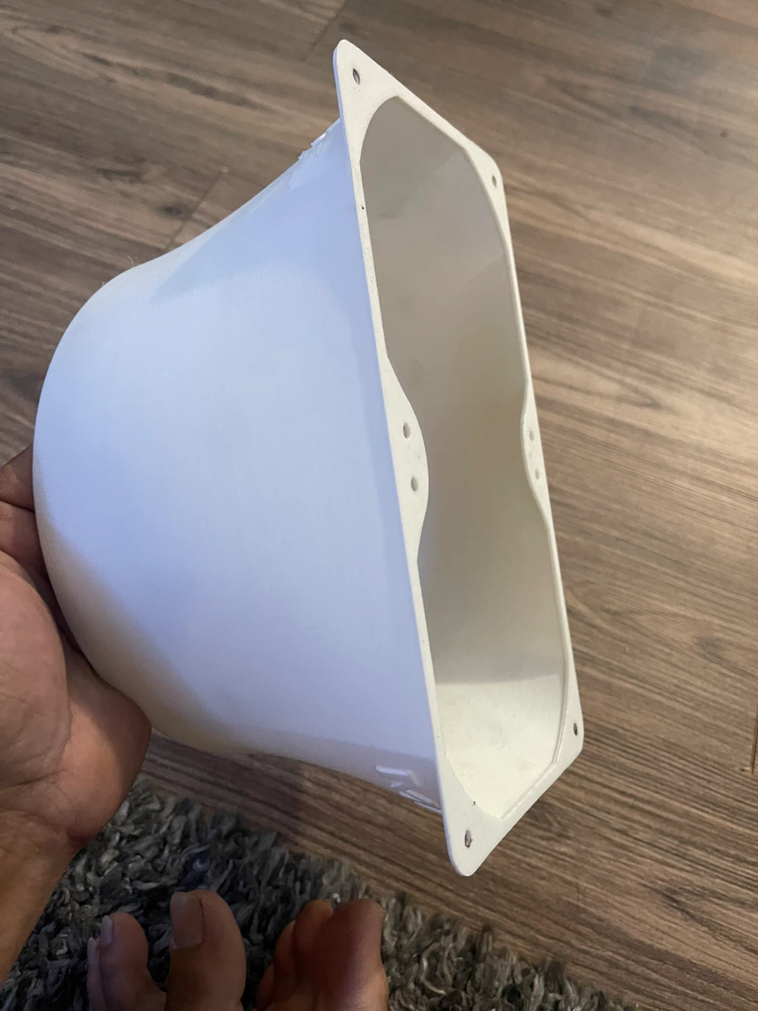 White Plastic Vent