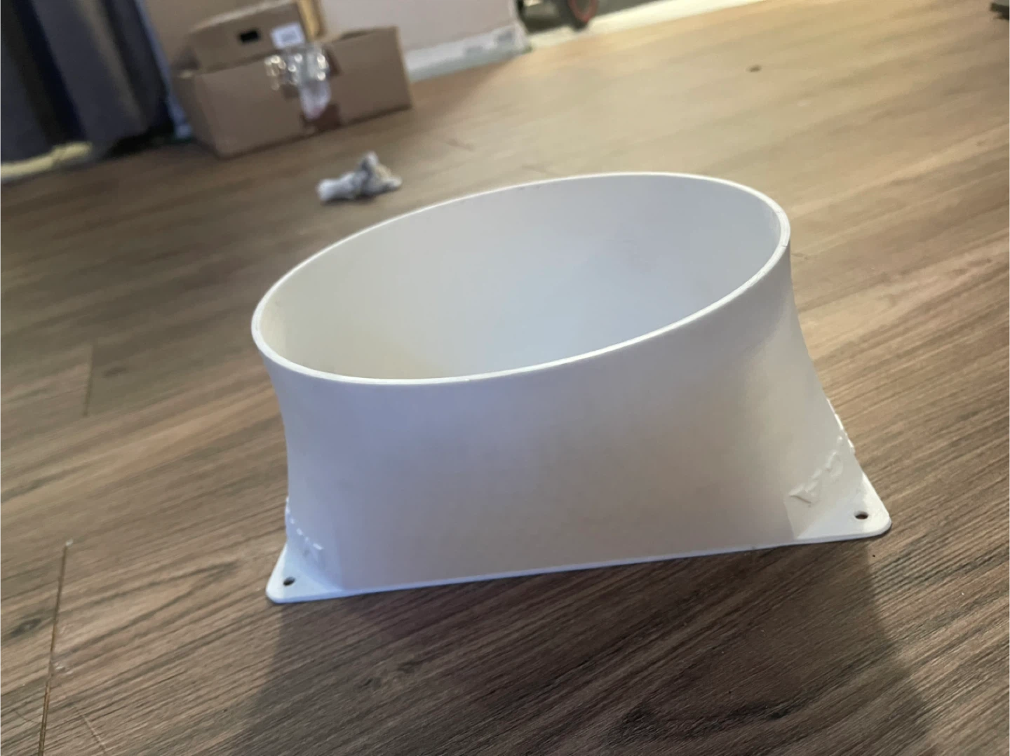 White Plastic Vent - photo 2