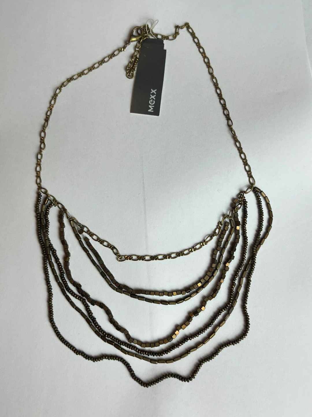 MEXX Layered Necklace - Bronze Tone