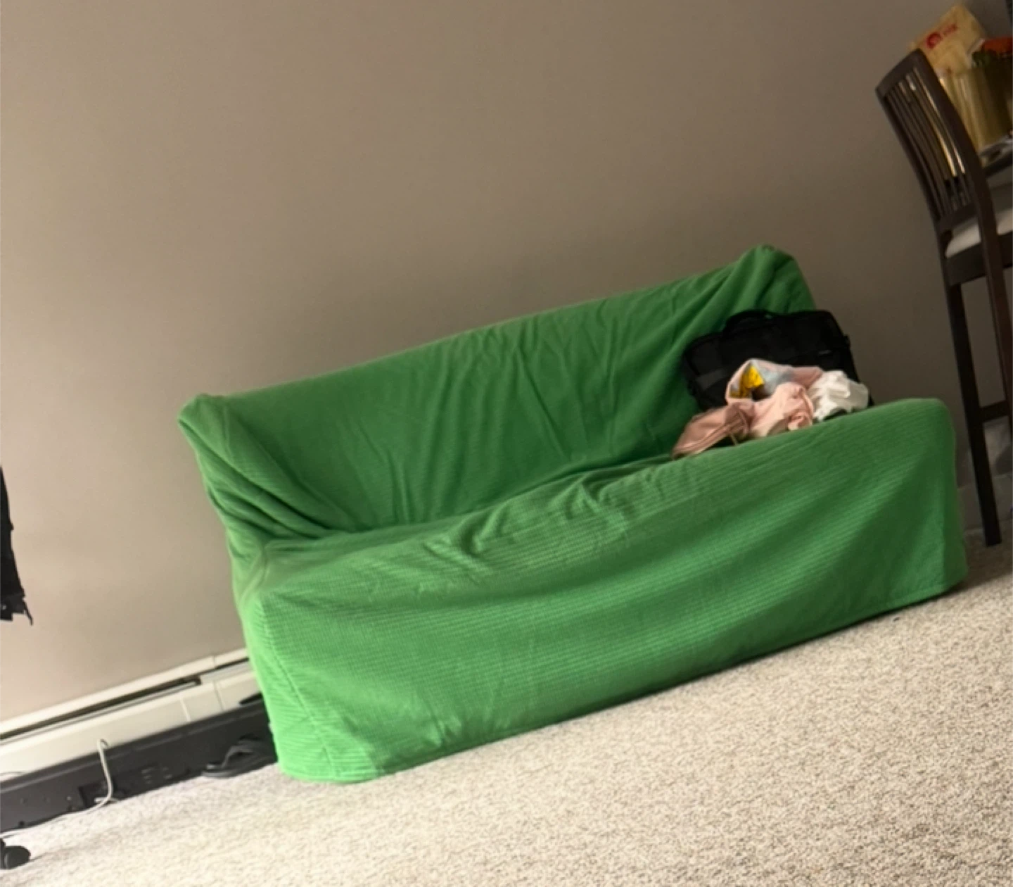 IKEA Green Loveseat Sofa Bed