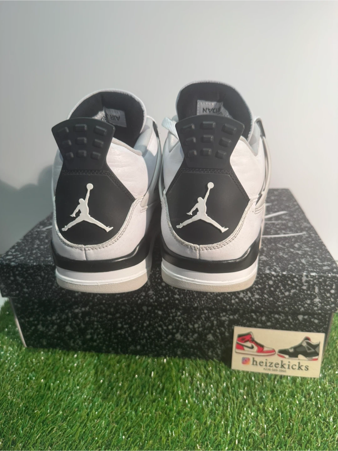 Jordan 4 Military Black size 9 - photo 4