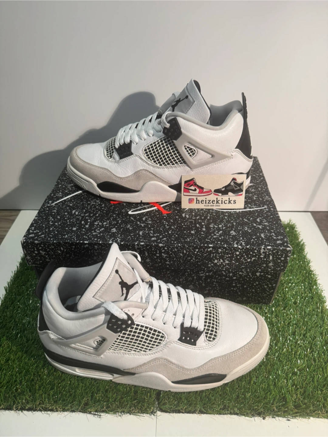 Jordan 4 Military Black size 9 - photo 2