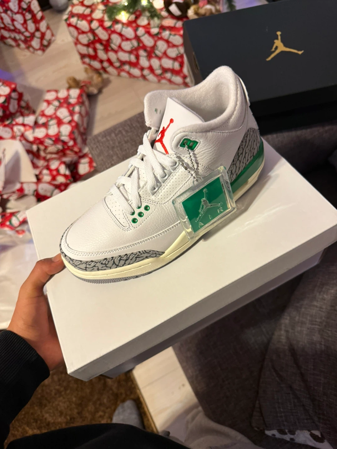 Jordan 3 Retro Lucky Green (New)