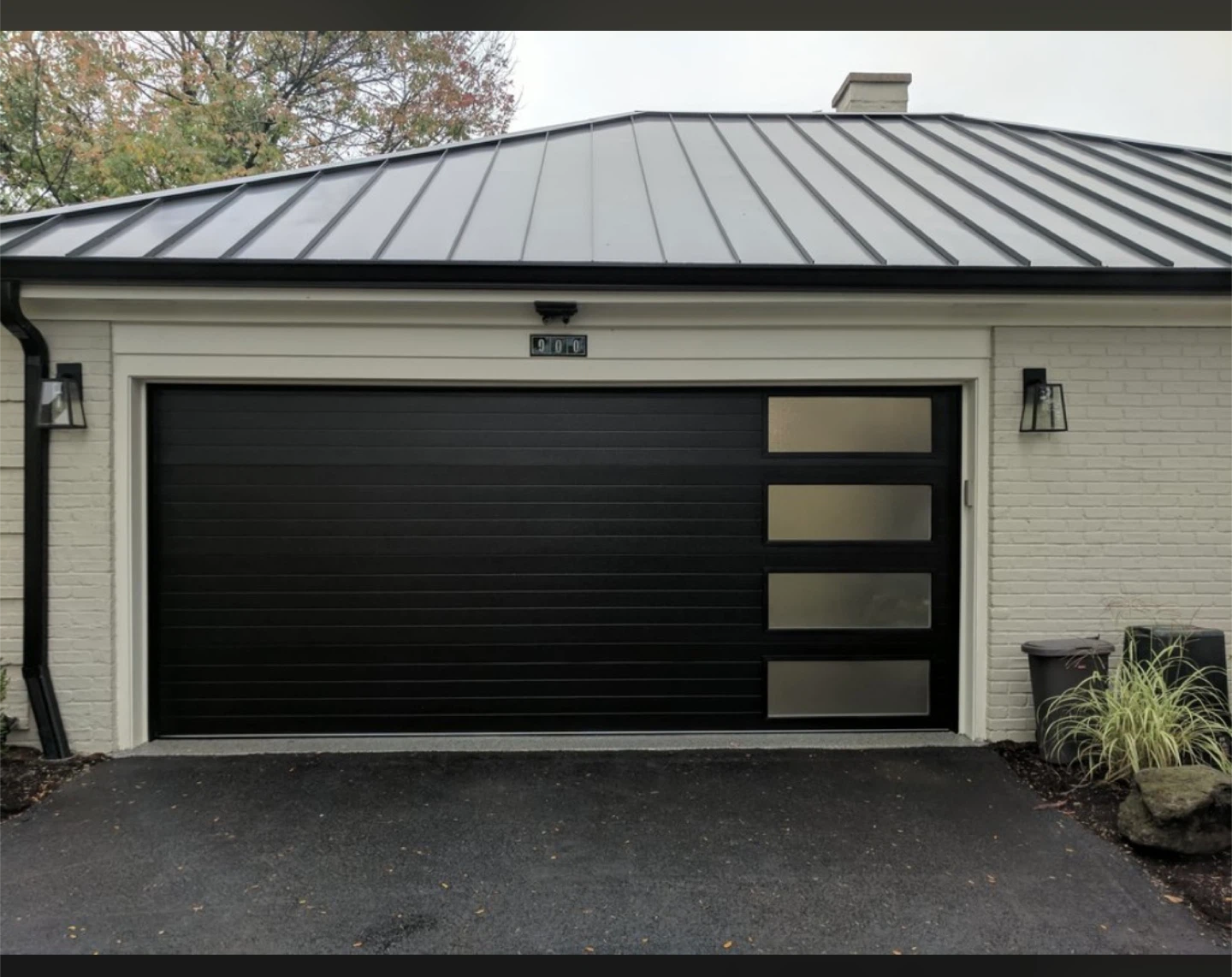 Automatic garage door installation