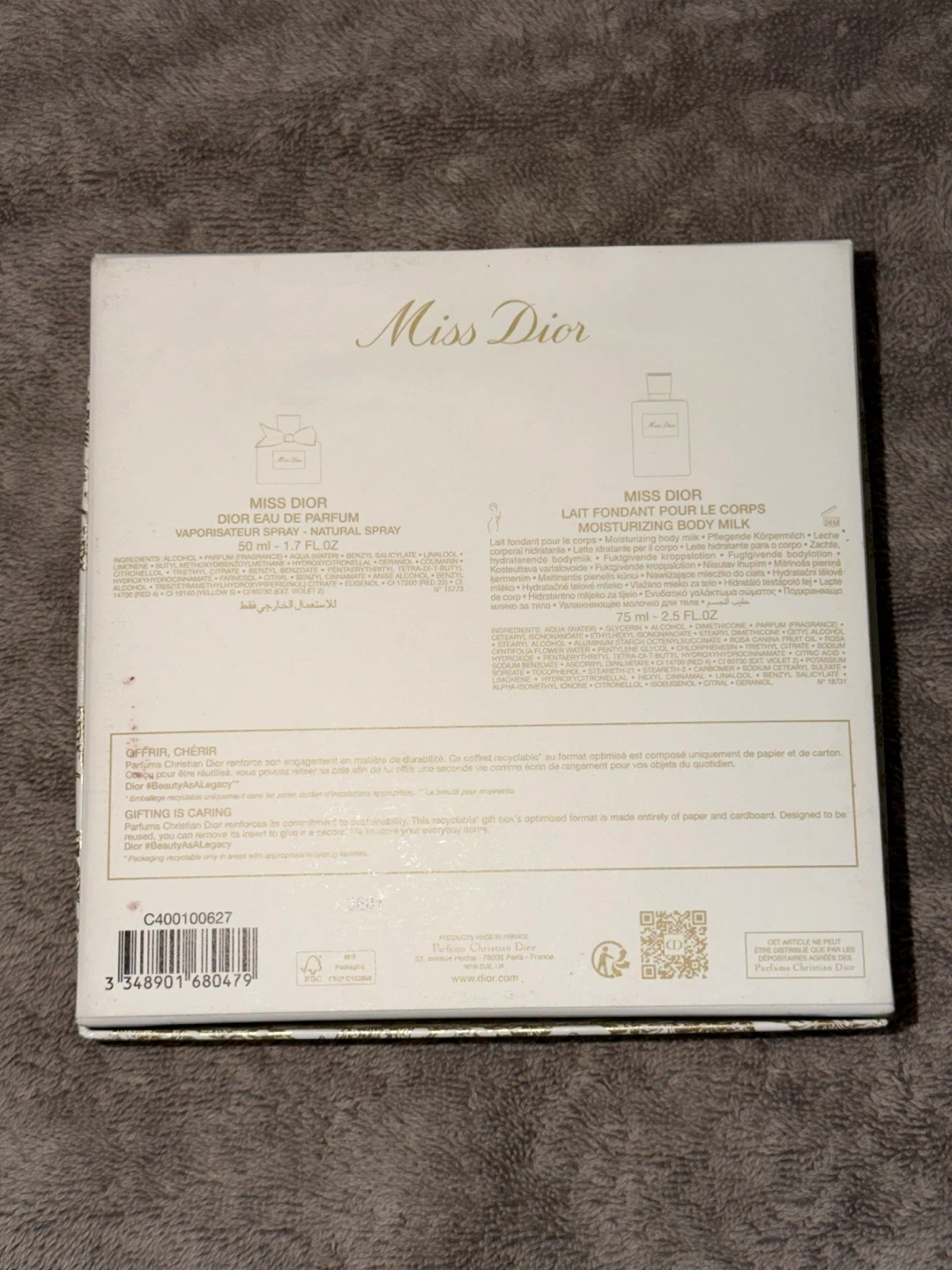 Miss Dior Eau de Parfum & Body Milk Set - photo 3
