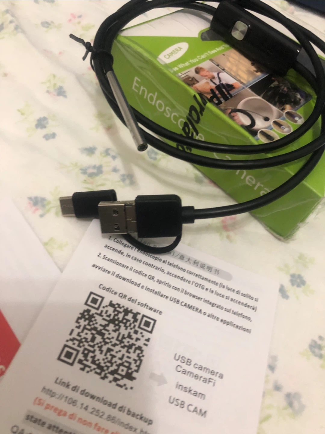 Endoscope Camera w/ USB & Micro USB Connector - New - photo 5