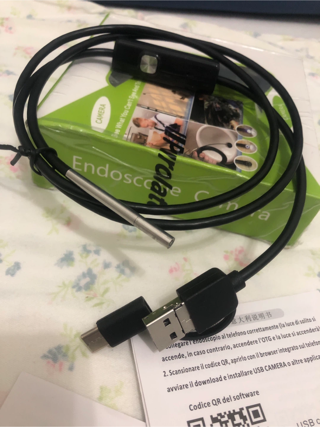 Endoscope Camera w/ USB & Micro USB Connector - New - photo 4